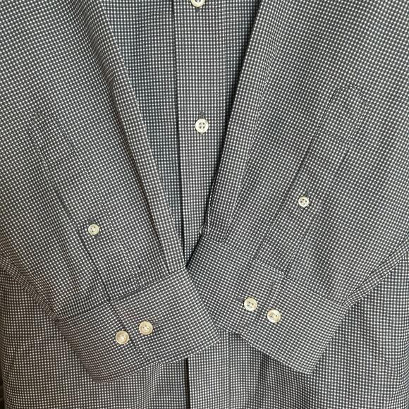 Duck Head Men's Button Down Shirt 2XL Gray Plaid Preppy College Wrinkle Free - Picture 6 of 10